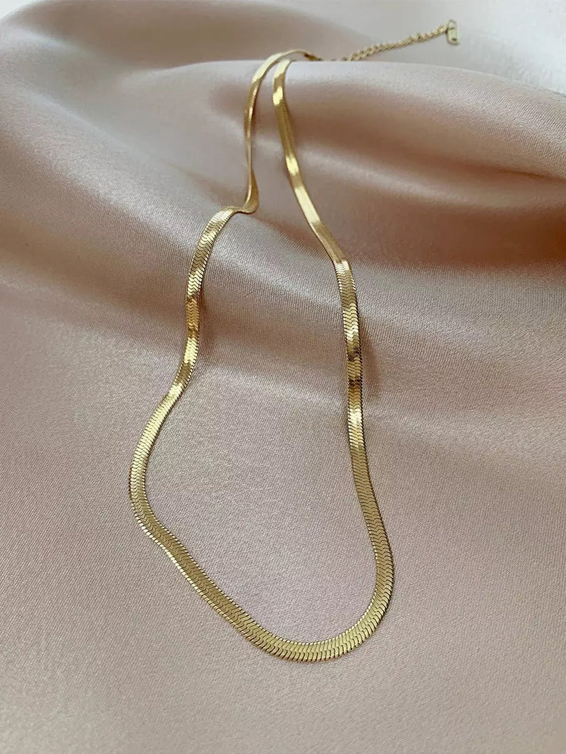 Gold Chain Necklace, 18K Gold Filled, Layering Necklace, Stacking Necklace, Gold  Chain Necklace, Gift for Friend - Etsy