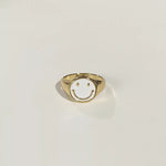 Load image into Gallery viewer, Stainless Steel Smiley Ring - Inaya Accessories
