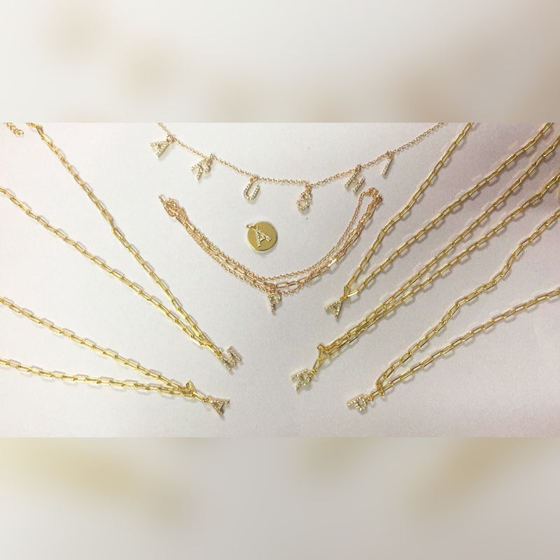 Customised Initial Bracelet Set - Inaya Accessories