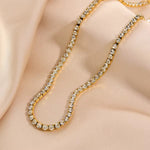 Load image into Gallery viewer, Rhinestone Tennis Necklace, Ruth
