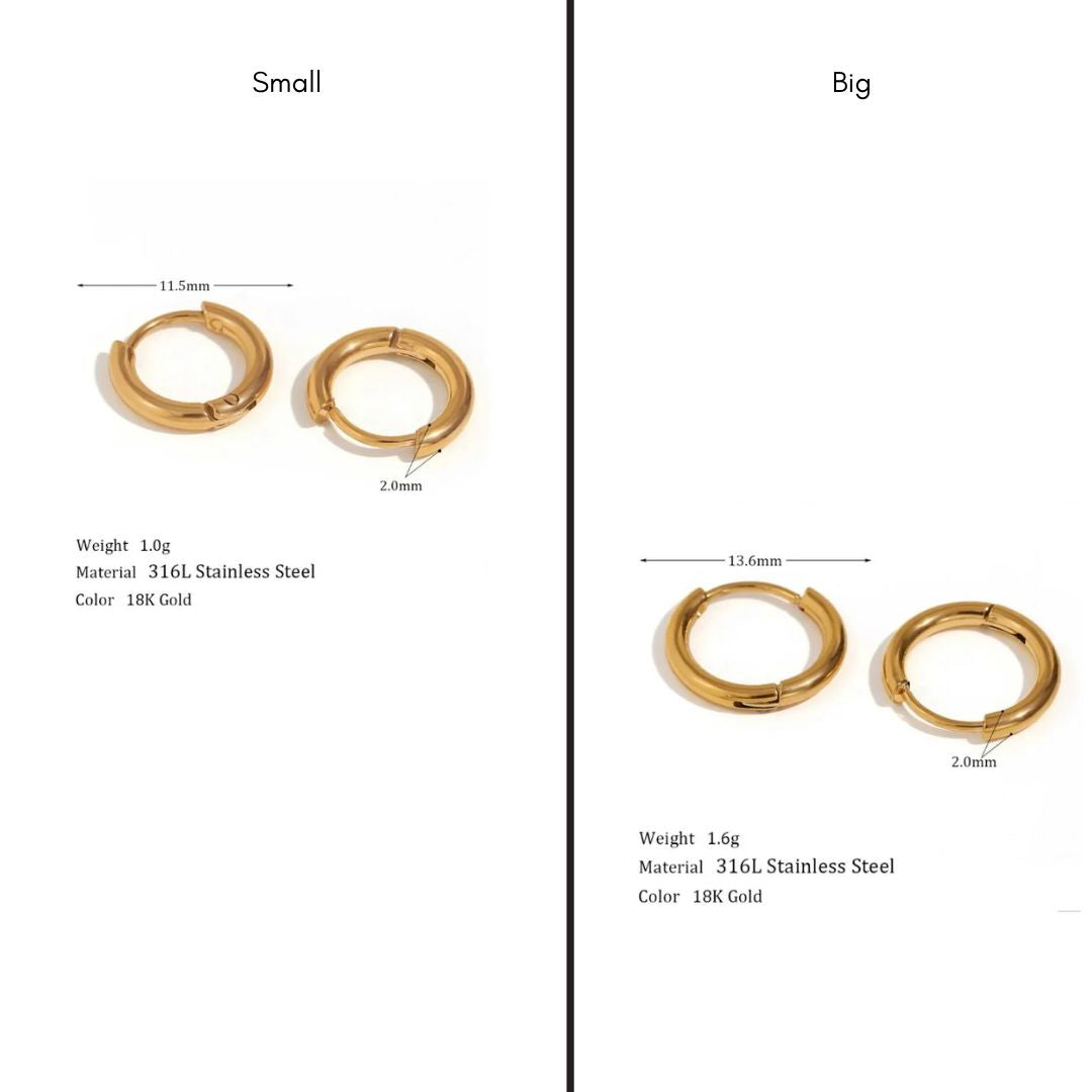 The Ultimate Everyday Hoop Duo - 
Sudha Earrings