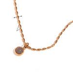 Load image into Gallery viewer, 18Kt Gold Plated Dainty Monsoon Beaded Necklace with Gemstone, Mira
