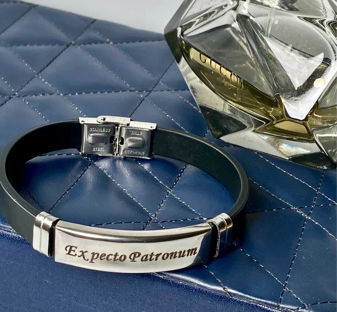 14kt Gold Plated Men's Customised Engraved Wrist Band