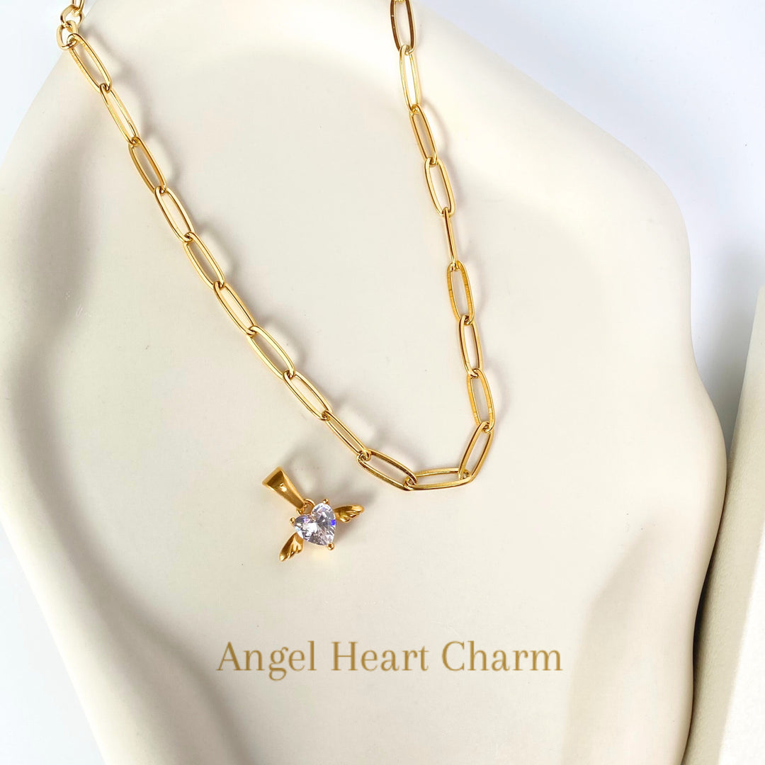 18KT Gold Plated All Over Personalised Charm Necklace