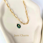Load image into Gallery viewer, 18KT Gold Plated All Over Personalised Charm Necklace
