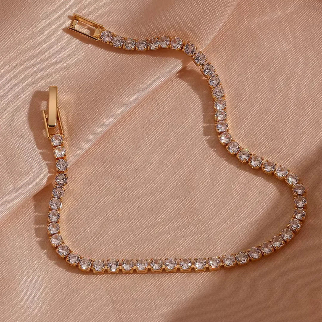 Rhinestone Tennis Bracelet