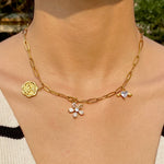 Load image into Gallery viewer, 18KT Gold Plated All Over Personalised Charm Necklace
