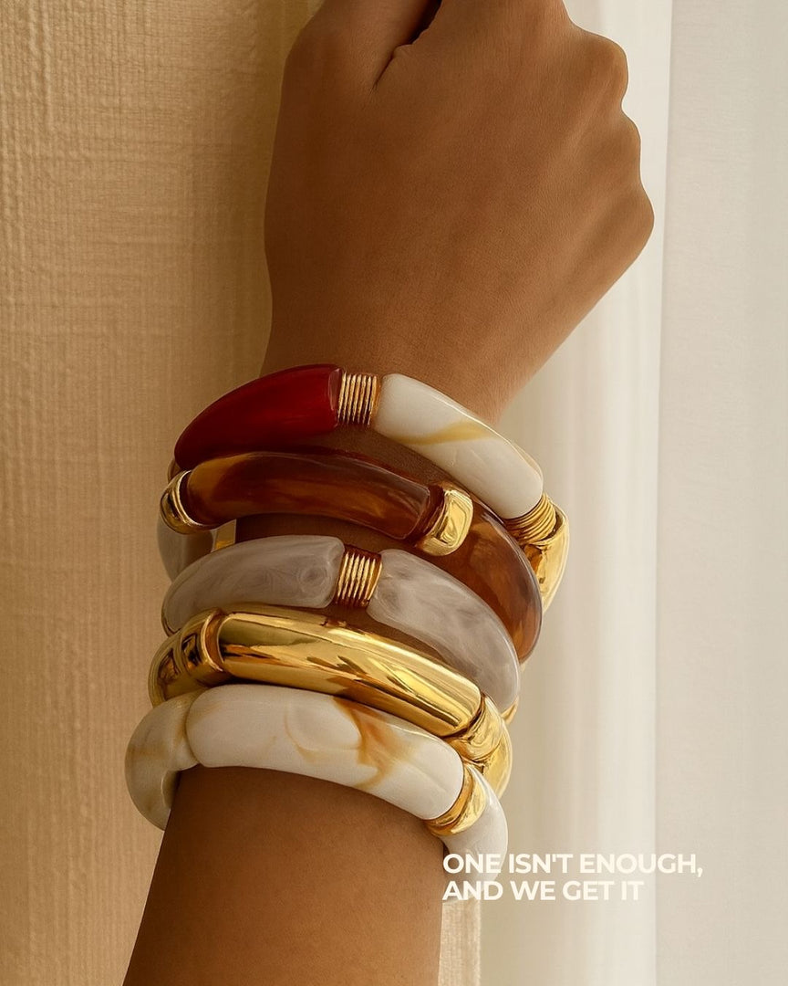 Inaya Festive maximalist Bangle Set of 5
