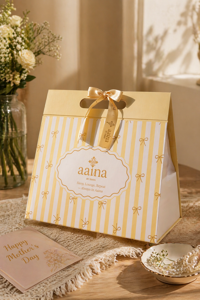 Mother's Day Best Selling Pajama Set + Inaya Jewellery Hamper Gift Box