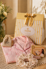 Load image into Gallery viewer, Mother's Day Best Selling Pajama Set + Inaya Jewellery Hamper Gift Box
