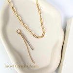 Load image into Gallery viewer, 18KT Gold Plated All Over Personalised Charm Necklace

