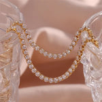 Load image into Gallery viewer, Rhinestone Tennis Necklace, Ruth
