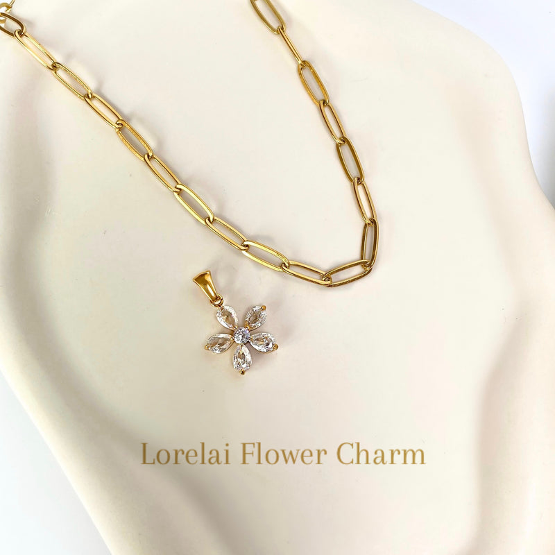 18KT Gold Plated All Over Personalised Charm Necklace