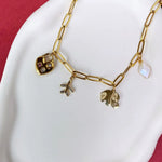 Load image into Gallery viewer, 18KT Gold Plated All Over Personalised Charm Necklace
