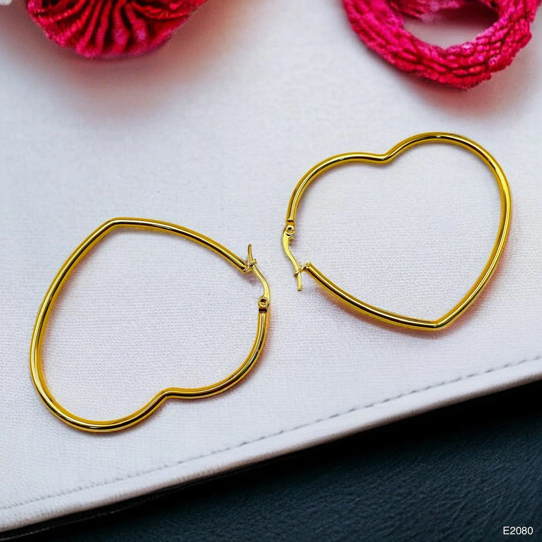 Chunky Heart Hoops, Margarie