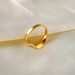 Load image into Gallery viewer, 18kt Gold Plated Irregular Water wave Ring, Moira Rose
