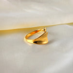 Load image into Gallery viewer, 18kt Gold Plated Irregular Water wave Ring, Moira Rose
