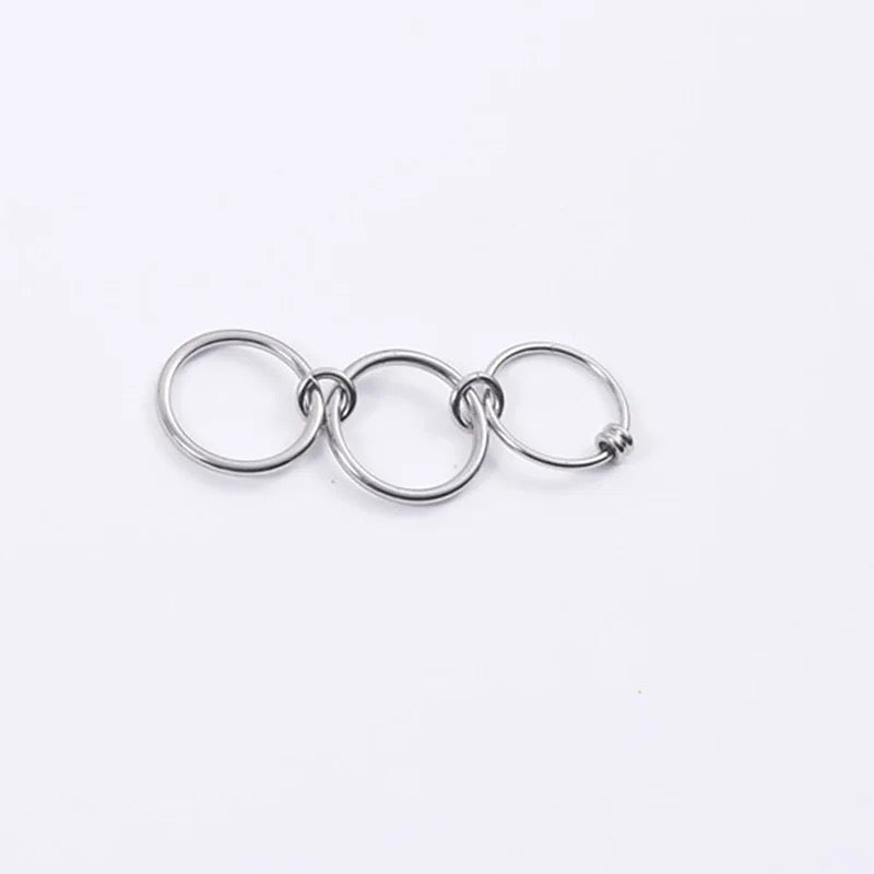Stainless Steel Stackable Rings, Kathy - Inaya Accessories