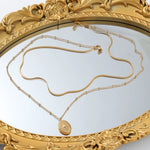 Load image into Gallery viewer, 18kt Gold Plated Layered North Star Snake Necklace, Samara - Inaya Accessories
