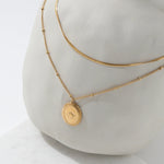 Load image into Gallery viewer, 18kt Gold Plated Layered North Star Snake Necklace, Samara - Inaya Accessories
