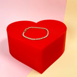 Load image into Gallery viewer, The Valentine Sparkle Tennis Bracelet and Necklace Set - Ruth and Aurora
