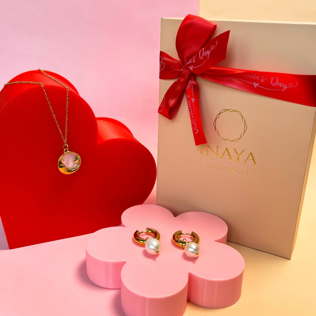 Valentines Special Pearl Affair Gift Set