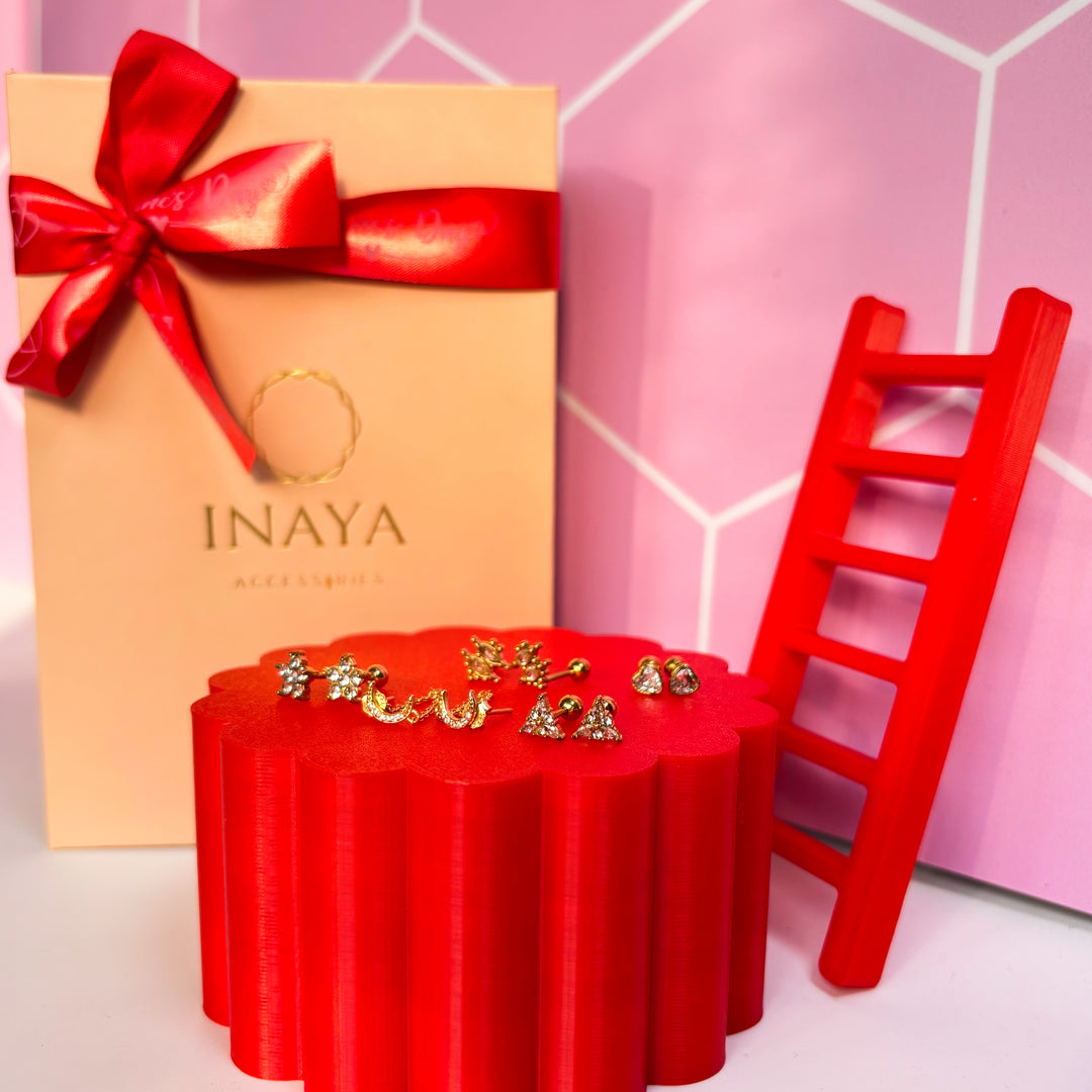 Valentines Everyday Stud Earring Gift Hamper Set