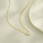 Load image into Gallery viewer, 18KT Gold Plated Minimal Zircon Butterfly Stainless Steel Waterproof Pendant Necklace, Elara
