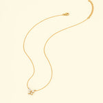 Load image into Gallery viewer, 18KT Gold Plated Minimal Zircon Butterfly Stainless Steel Waterproof Pendant Necklace, Elara
