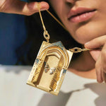 Load image into Gallery viewer, 18KT Gold Plated Royal Open Door Butterfly Statement Necklace, Elisia
