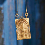 Load image into Gallery viewer, 18KT Gold Plated Royal Open Door Butterfly Statement Necklace, Elisia
