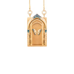 Load image into Gallery viewer, 18KT Gold Plated Royal Open Door Butterfly Statement Necklace, Elisia
