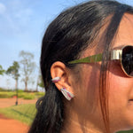 Load image into Gallery viewer, Modern Ruby &amp; CZ Criss-Cross Jacket Earring with Matching Cuff Set, Kiana
