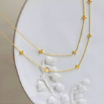 Load image into Gallery viewer, 18KT Gold Plated Surgical Grade Stainless Steel Dainty Star Charm Necklace, Posy