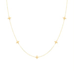 Load image into Gallery viewer, 18KT Gold Plated Surgical Grade Stainless Steel Dainty Star Charm Necklace, Posy