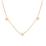 Load image into Gallery viewer, 18KT Gold Plated Elegant Snake Chain and Floral Choker Stainless Steel Waterproof Necklace Set, Sylvie

