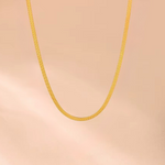 Load image into Gallery viewer, 18KT Gold Plated Elegant Snake Chain and Floral Choker Stainless Steel Waterproof Necklace Set, Sylvie
