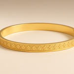 Load image into Gallery viewer, Inaya Modern Festive 18KT Gold Plated Unique Iced Out Floral Cuff Bracelet, Viv
