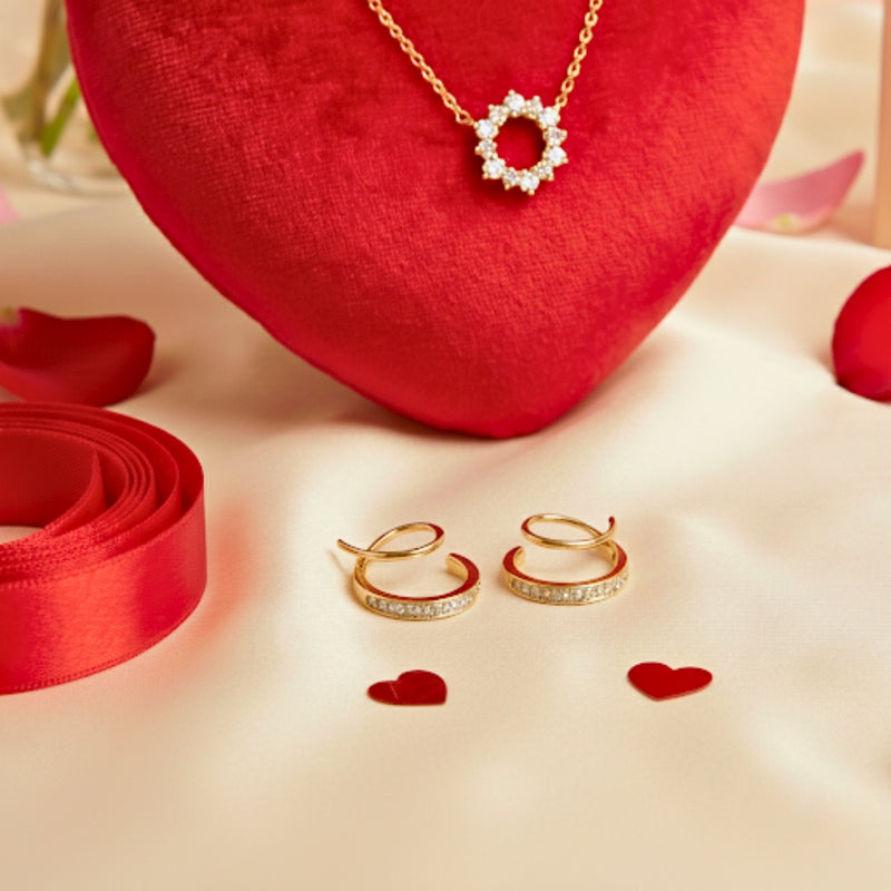 The Valentines Special Zircon Affair: Ultimate Shine Gift Set