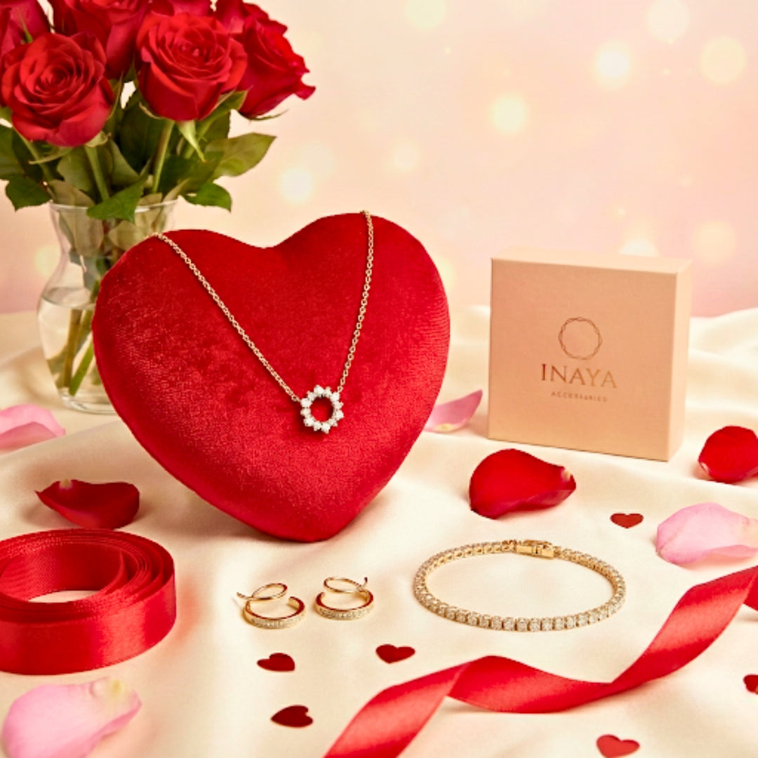 The Valentines Special Zircon Affair: Ultimate Shine Gift Set