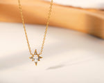 Load image into Gallery viewer, 18Kt Gold Plated Octogonal Star Pendant Neckalce, Celest - Inaya Accessories