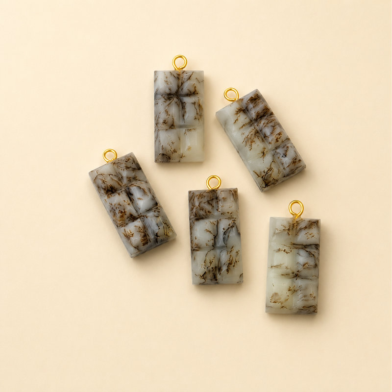 Carved in Stone Charms, the Maya Collection