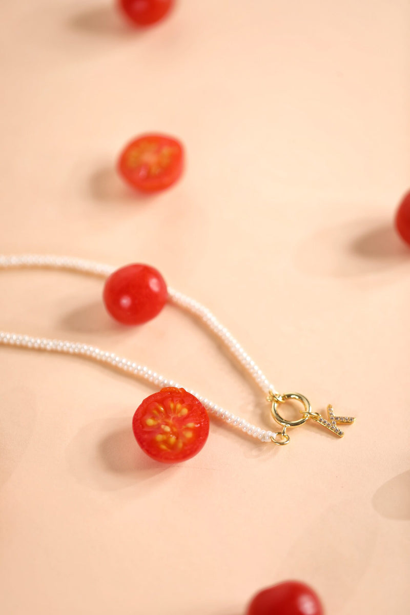 Personalised Freshwater Pearl Initial Necklace - Inaya Accessories