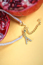 Load image into Gallery viewer, Personalised Freshwater Pearl Initial Bracelet - Inaya Accessories
