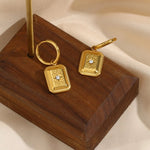 Load image into Gallery viewer, 18KT Gold Plated North Star Drops, Tara - Inaya Accessories