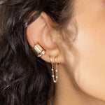 Load image into Gallery viewer, Rhinestone piercing earrings - Inaya Accessories