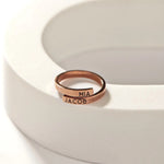 Load image into Gallery viewer, Customised Double Band Engraved Ring - Inaya Accessories