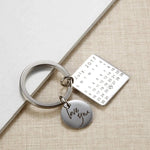 Load image into Gallery viewer, Customised Love Calendar keychain - Inaya Accessories
