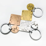 Load image into Gallery viewer, Customised Love Calendar keychain - Inaya Accessories
