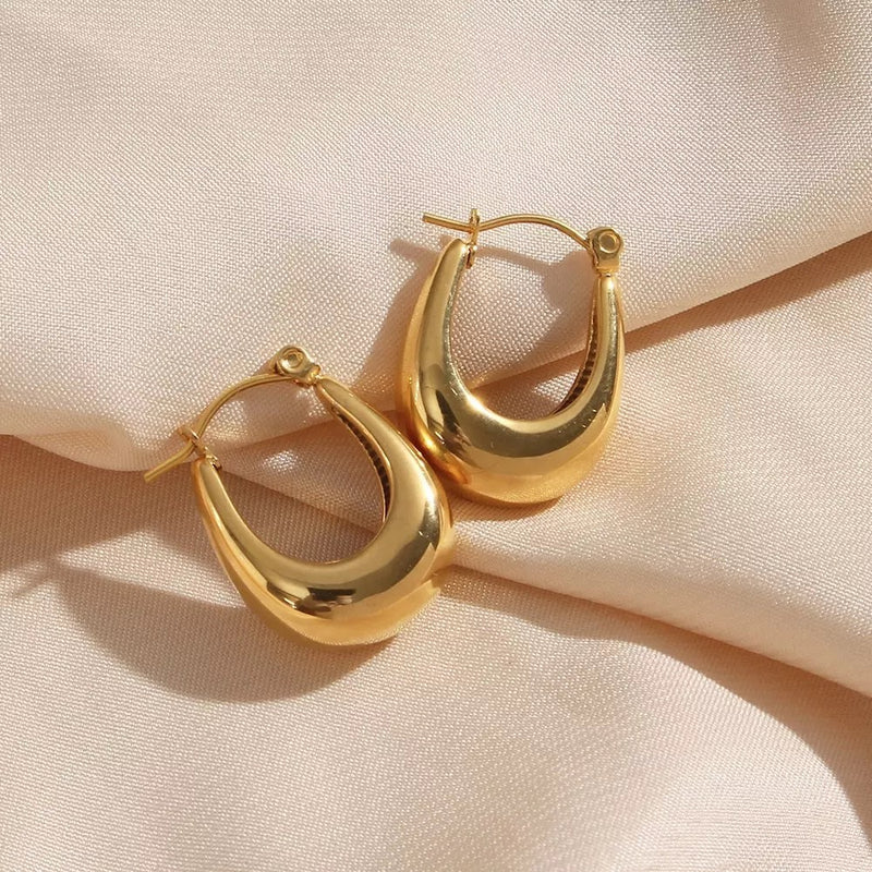 18 KT Bali Hoop earrings - Inaya Accessories